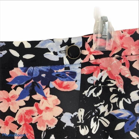 Talbots Black and floral print skirt size 16 - Picture 6 of 12